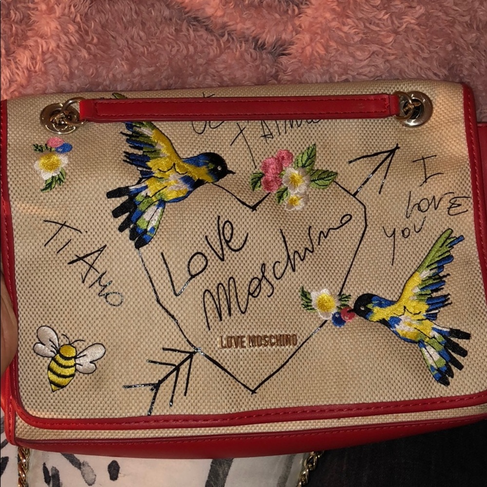 A gently used Moschino bag